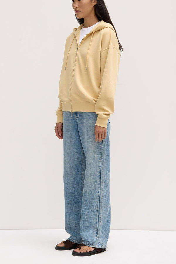 Assembly Label - Lousia Hooded Zip Sweater - Chamomile