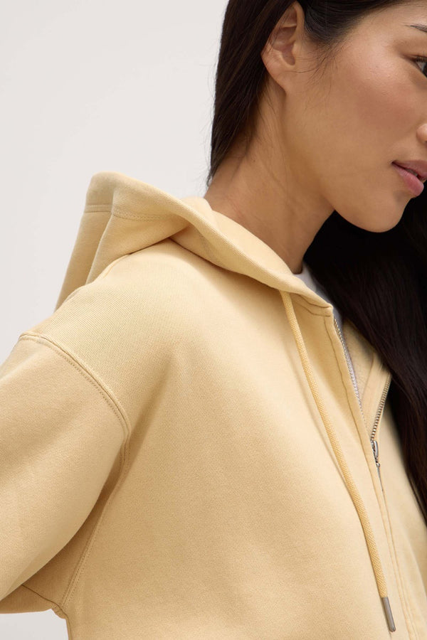 Assembly Label - Lousia Hooded Zip Sweater - Chamomile