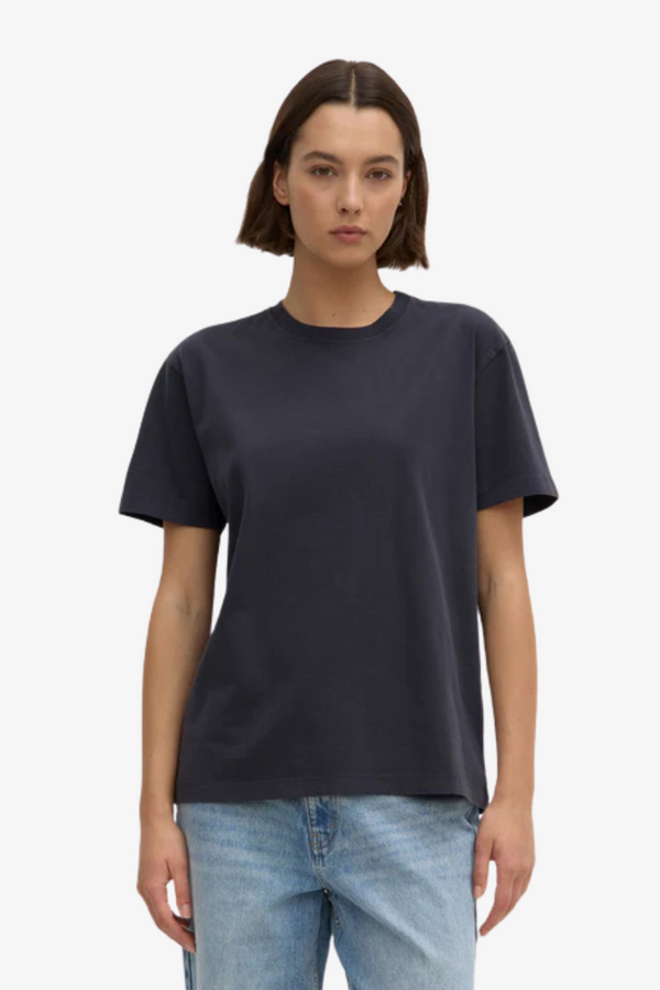 Assembly Label - Organic Base Tee - True Navy