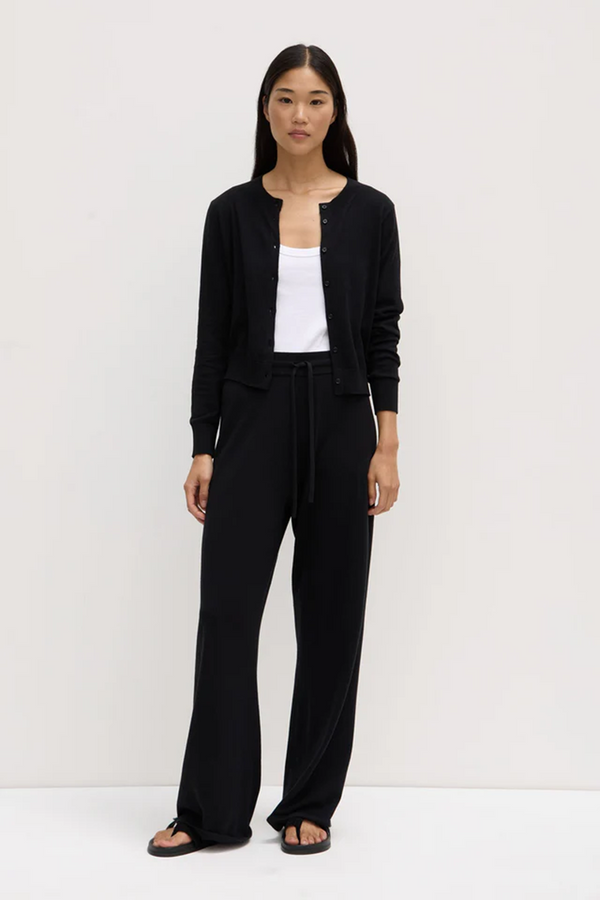 Assembly Label - Cotton Cashmere Lounge Pant - Black