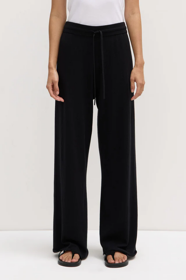 Assembly Label - Cotton Cashmere Lounge Pant - Black