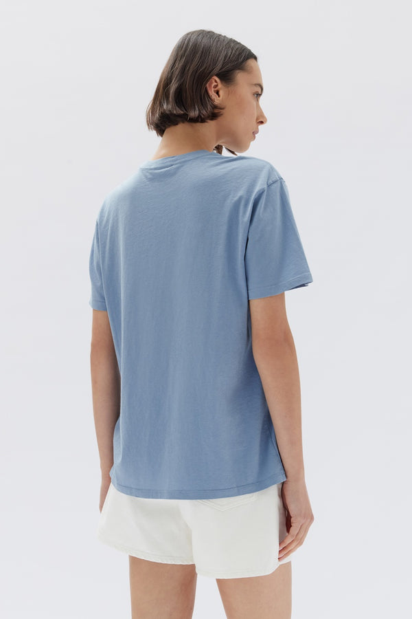 Assembly Label - Everyday Organic Logo Tee - Glacial/White