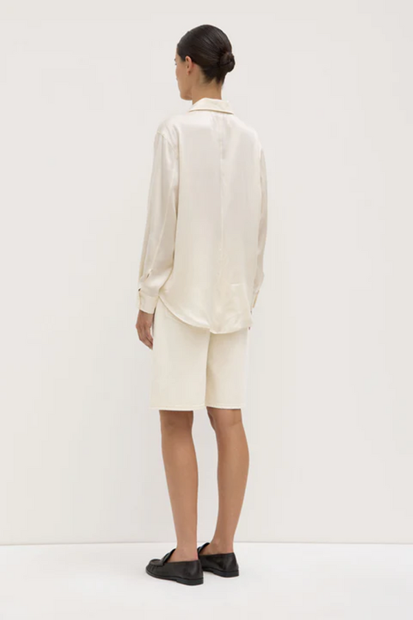 Assembly Label - Pippa Silk Shirt - Cream