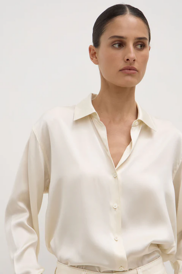 Assembly Label - Pippa Silk Shirt - Cream
