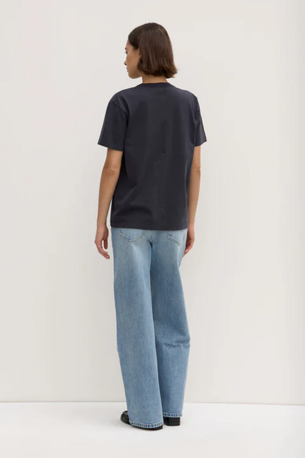 Assembly Label - Organic Base Tee - True Navy