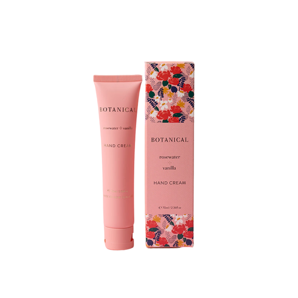 Botanical - Rose + Vanilla Hand Cream - 50gm
