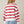 Load image into Gallery viewer, Ceres Life - Cropped Slouchy Crew - Warm Red/White Stripe
