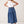 Load image into Gallery viewer, Ceres Life - Drop Waist Denim Midi Skirt - Fresh Indigo
