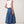 Load image into Gallery viewer, Ceres Life - Drop Waist Denim Midi Skirt - Fresh Indigo
