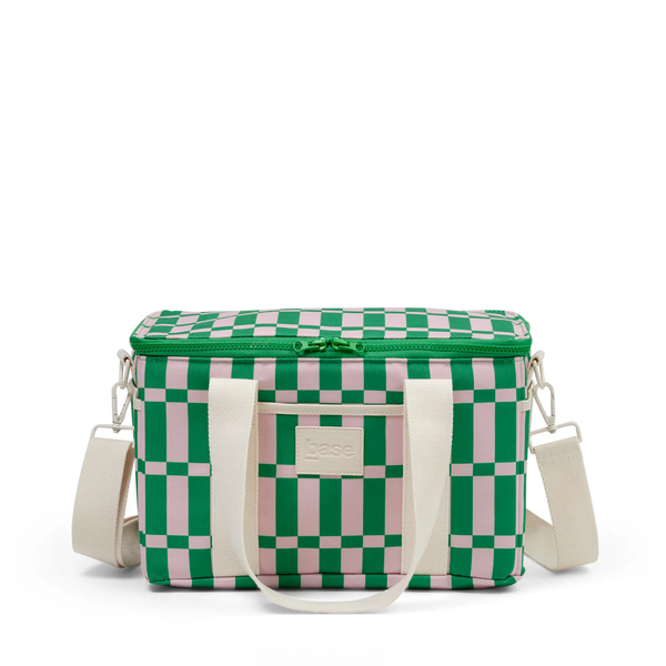 BASE - Midi Cool Base - Apple/Soft Pink Check