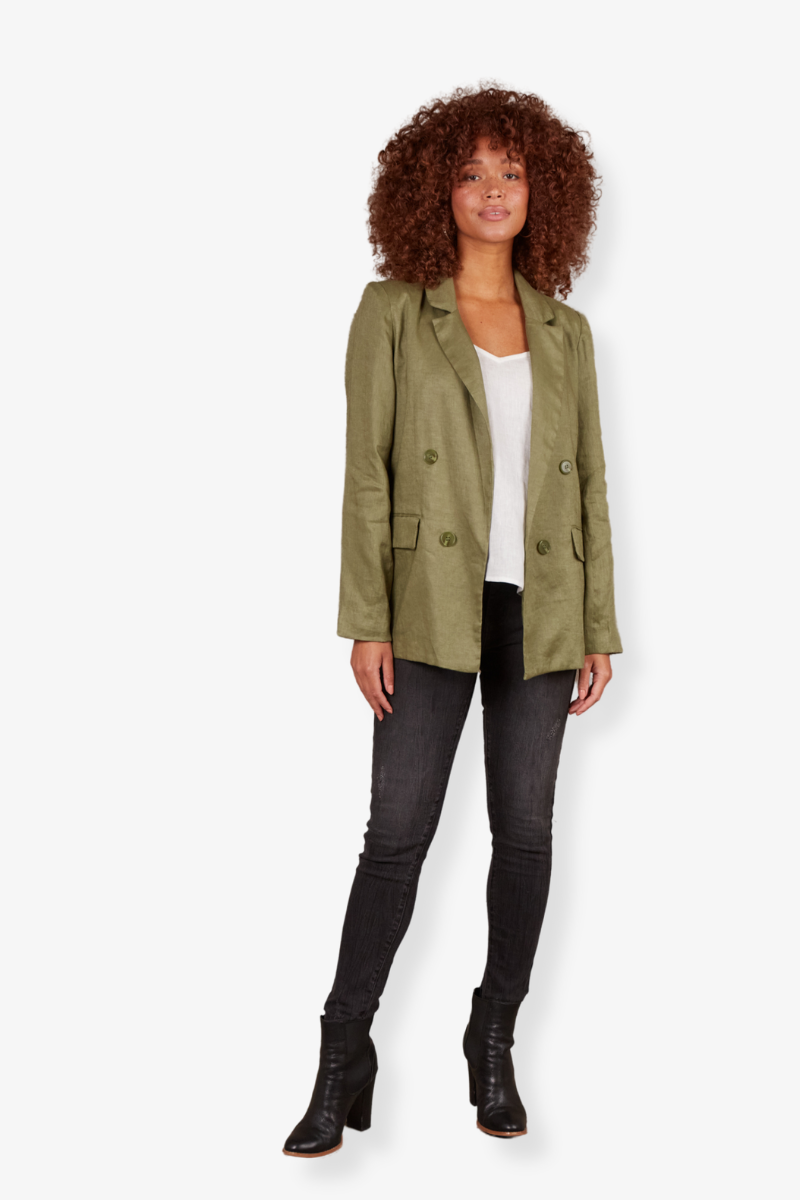 eb&ive Sable Blazer - Bisque