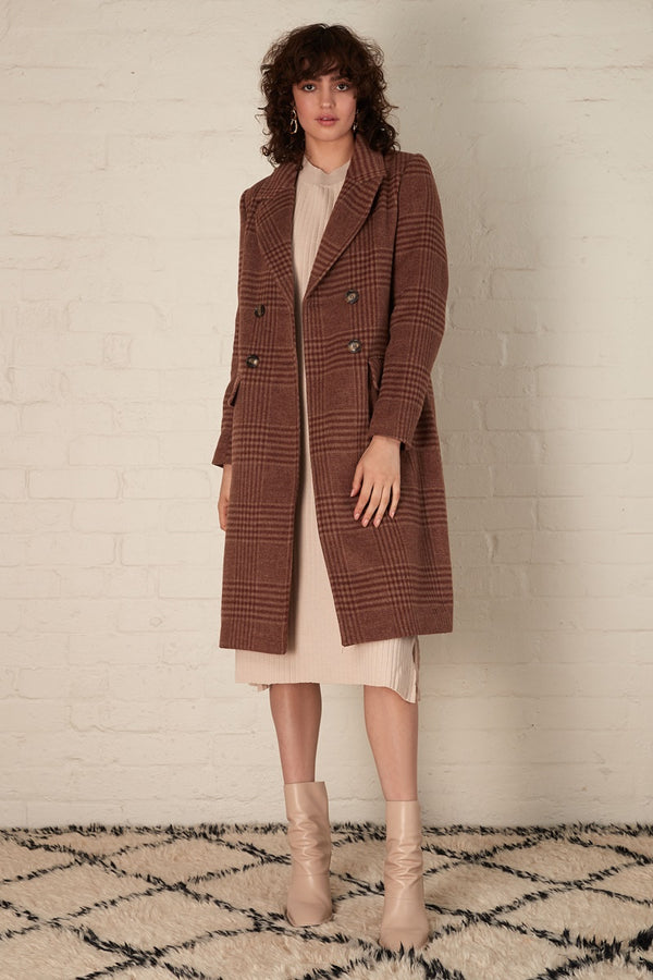 Esmaee - Ritz Coat - Rust Check