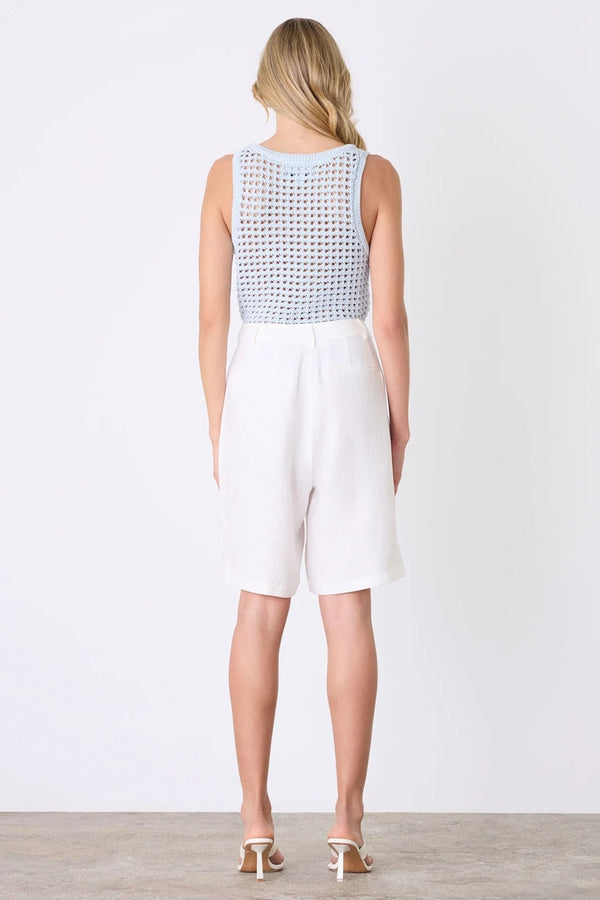 Esmaee - Harbour Knit Tank - Ice Blue