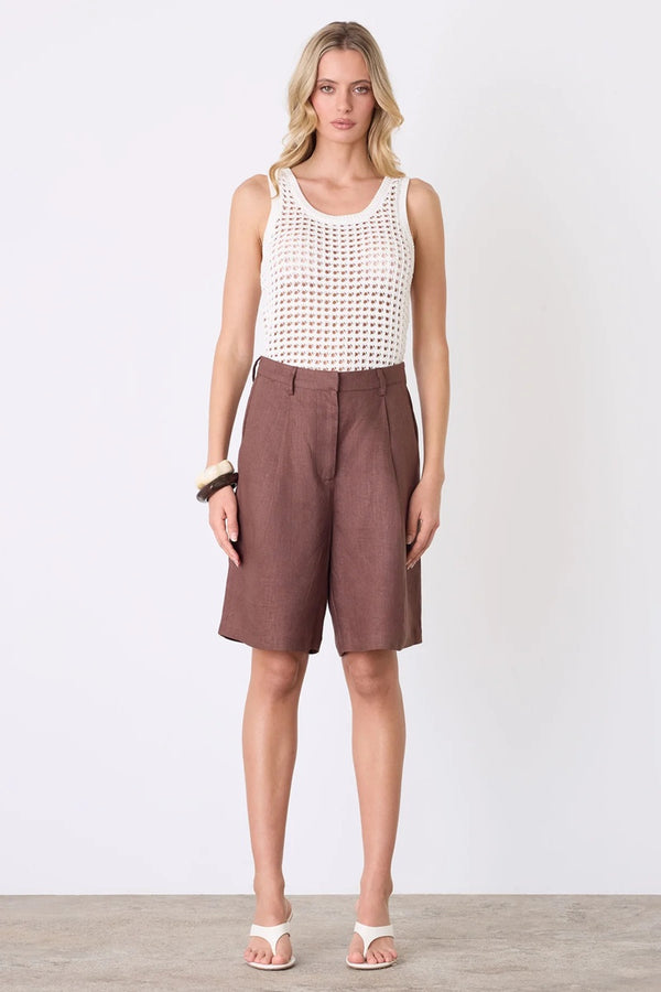 Esmaee - Harbour Knit Tank - Pearl