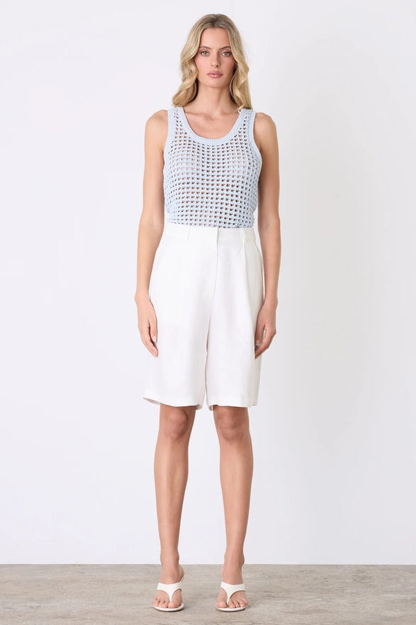Esmaee - Harbour Knit Tank - Ice Blue