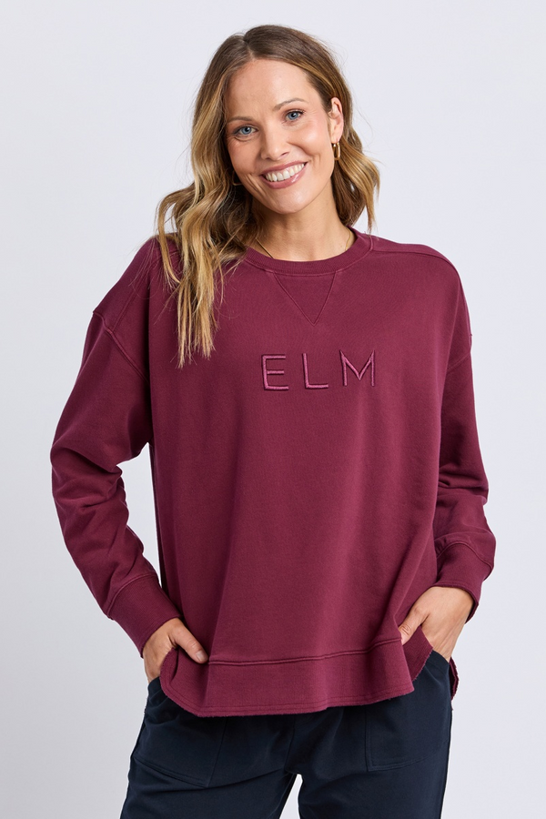 Elm - Established Crew - Plum