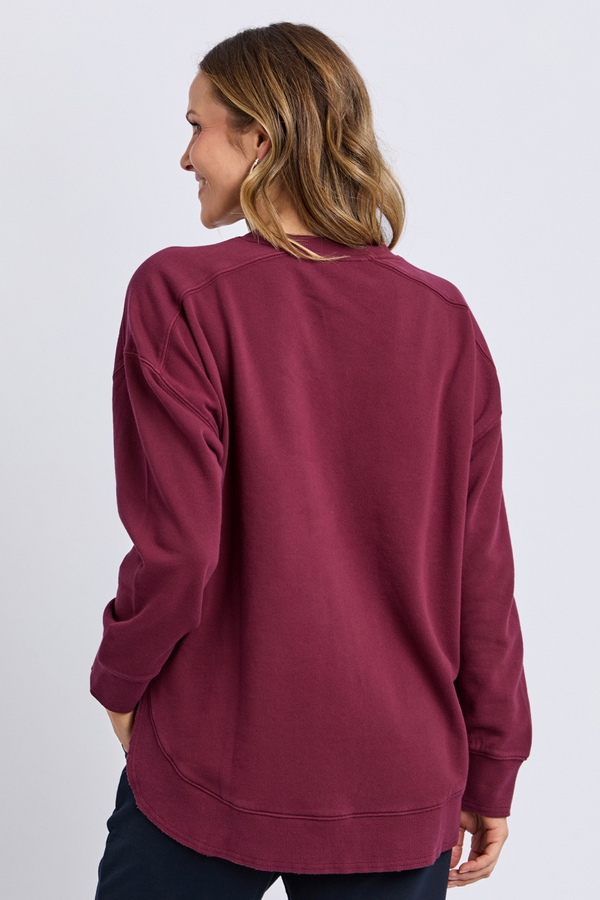 Elm - Established Crew - Plum