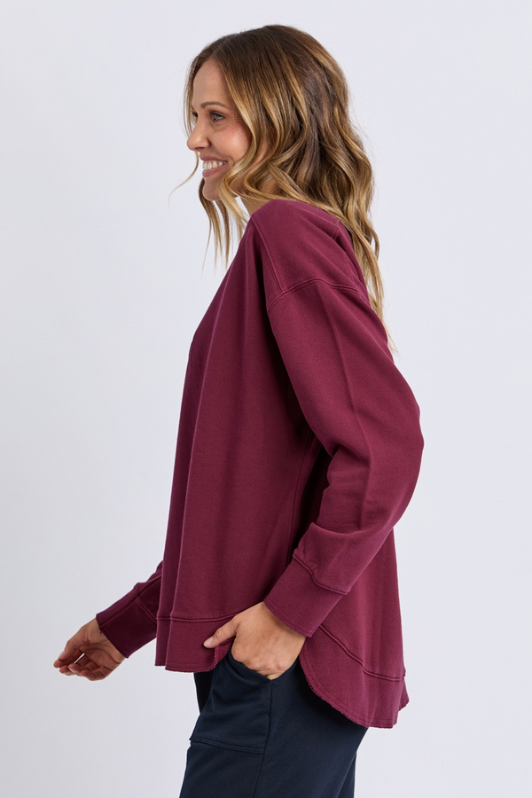 Elm - Established Crew - Plum