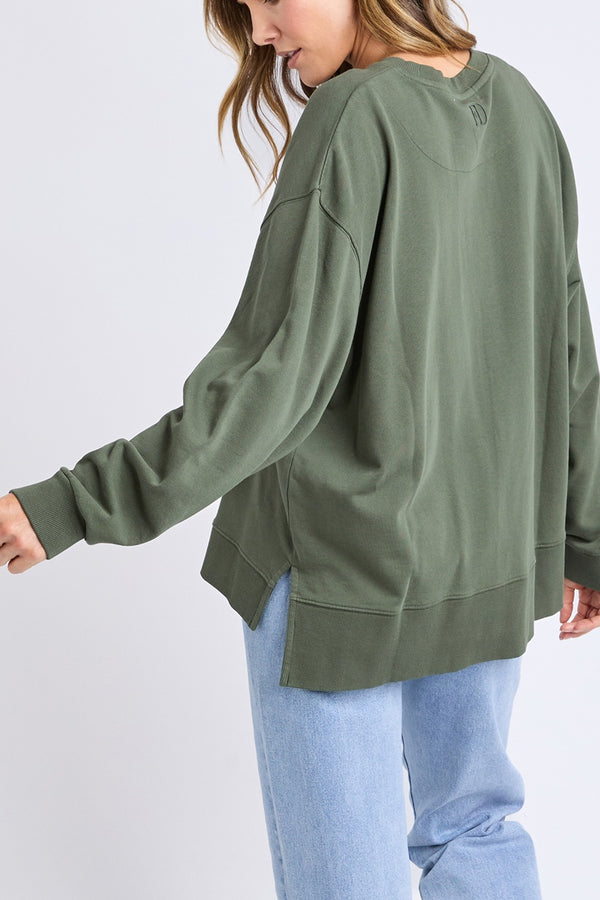 Foxwood - Effortless Crew - Khaki