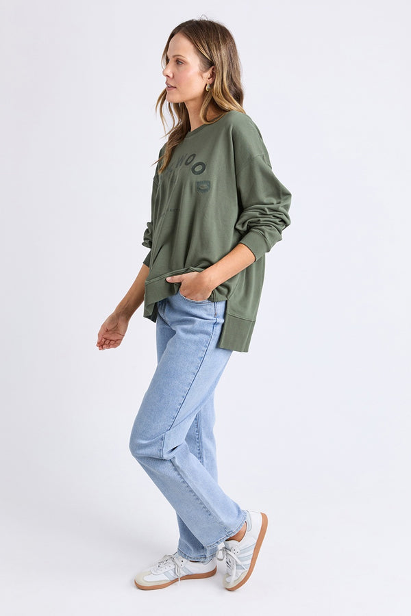 Foxwood - Effortless Crew - Khaki