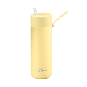 frank green - 20oz Reusable Bottle (straw) - Buttermilk