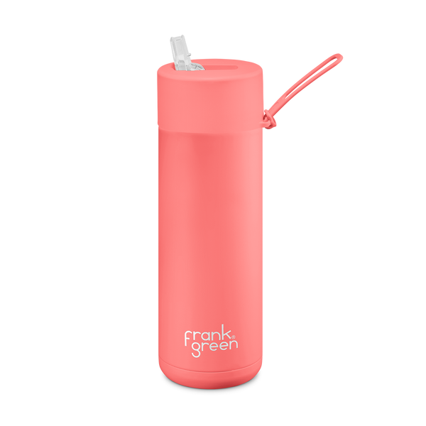 frank green - 20oz Reusable Bottle (straw) - Peach