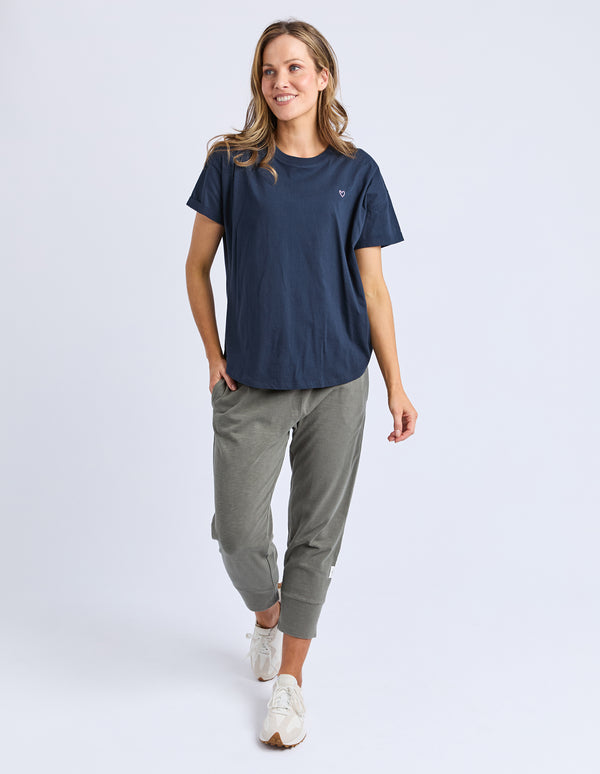 Elm - Halli Short Sleeve Tee - Navy