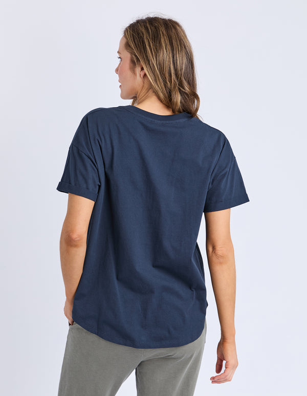Elm - Halli Short Sleeve Tee - Navy