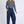 Load image into Gallery viewer, Elm - Hayley Rib Long Sleeve Tee - Navy/White Stripe
