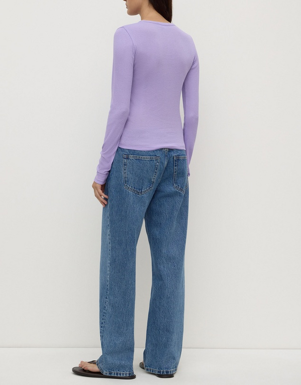 Assembly Label - Zali Long Sleeve Tee - Mauve