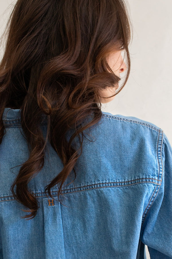 HUT - Boyfriend Shirt - Denim