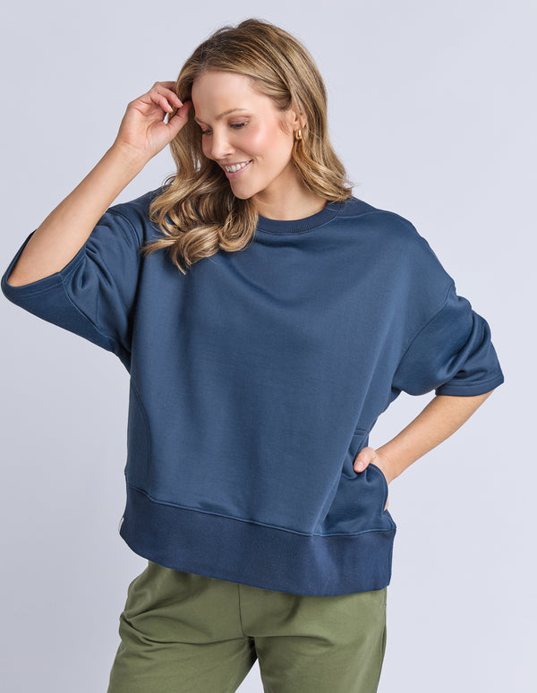 Elm - Ines Sweat Tee - Navy