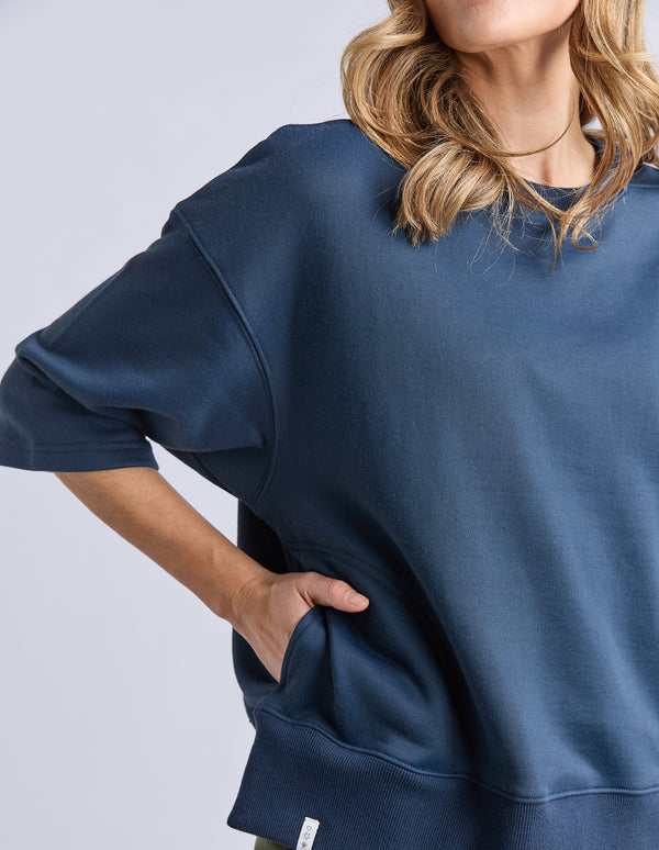 Elm - Ines Sweat Tee - Navy