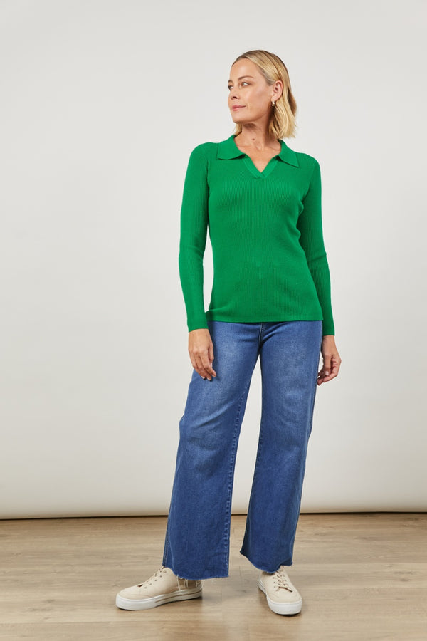 Isle Of Mine - Cosmo Knit Top - Meadow