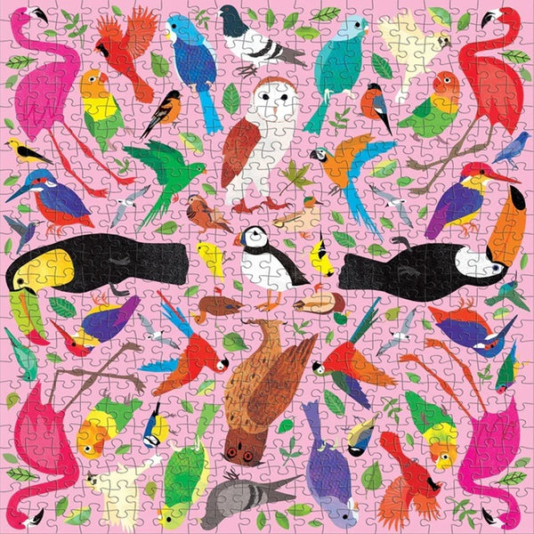 Mudpuppy - Kaleido-Birds Family  Puzzle - 500pc
