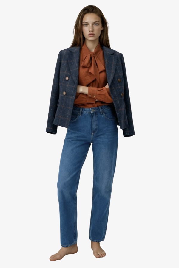Mimoso - Mateo Jacket - Navy/Plaid