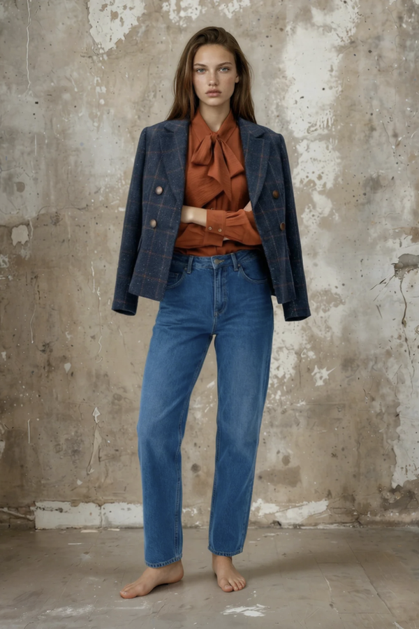 Mimoso - Bow Shirt - Burnt Rust