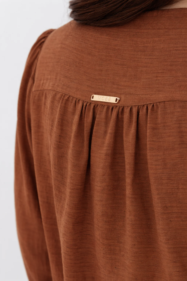 Mimoso - Bow Shirt - Burnt Rust