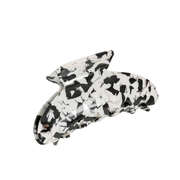 Lekkie - Miri Hair Claw - Black & White