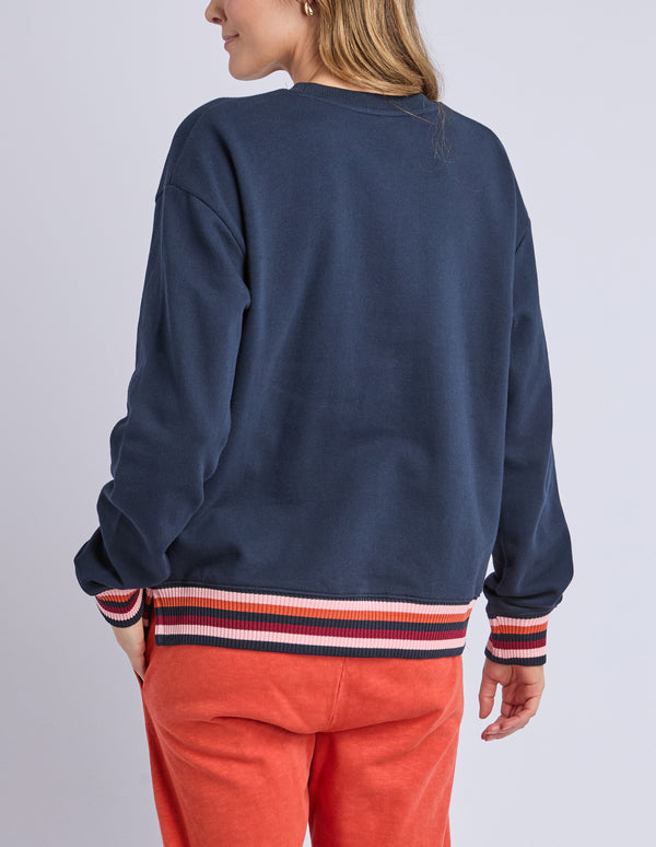 Elm - Lili Fleece Crew - Navy