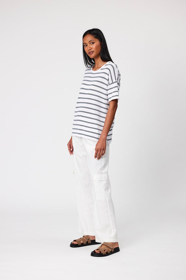 Marlow - Leisure Knit Tee - Stripe