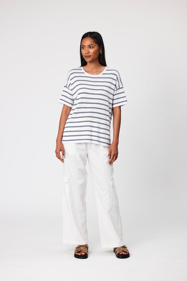 Marlow - Leisure Knit Tee - Stripe