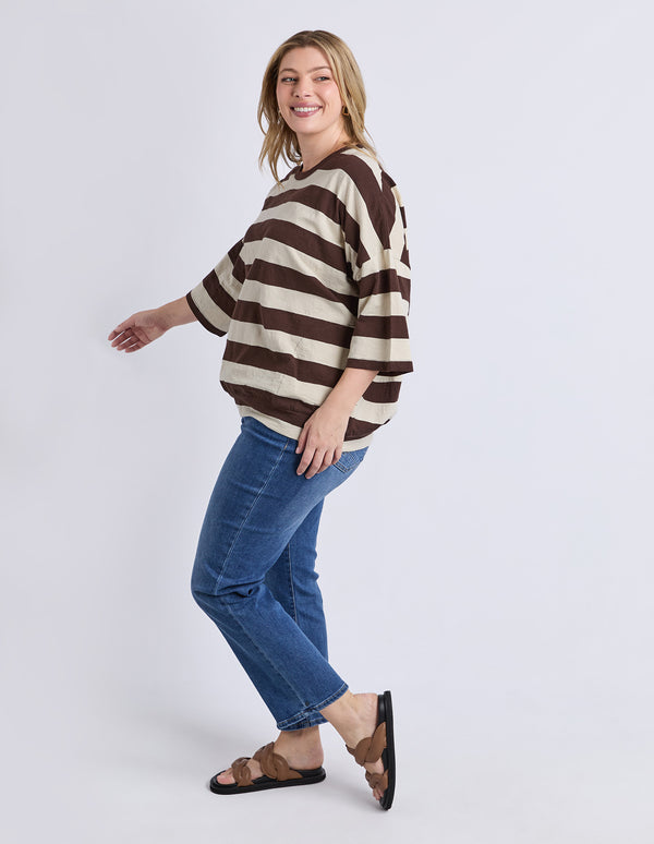 Elm - Fundamental Mazie Sweat - Coffee/Marshmellow