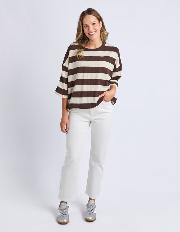 Elm - Fundamental Mazie Sweat - Coffee/Marshmellow