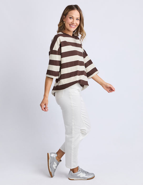Elm - Fundamental Mazie Sweat - Coffee/Marshmellow