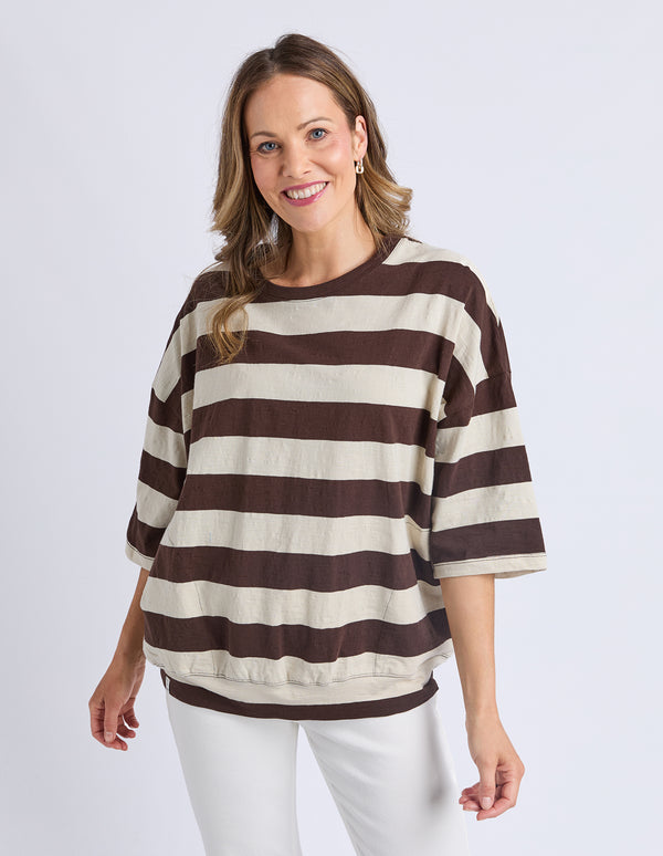 Elm - Fundamental Mazie Sweat - Coffee/Marshmellow