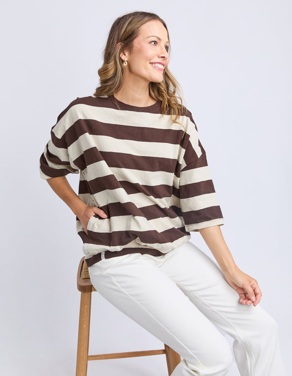 Elm - Fundamental Mazie Sweat - Coffee/Marshmellow