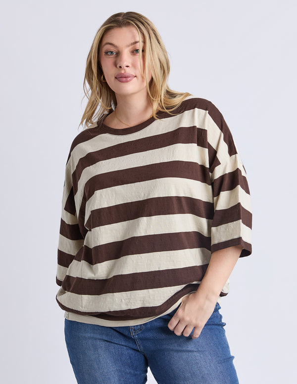 Elm - Fundamental Mazie Sweat - Coffee/Marshmellow