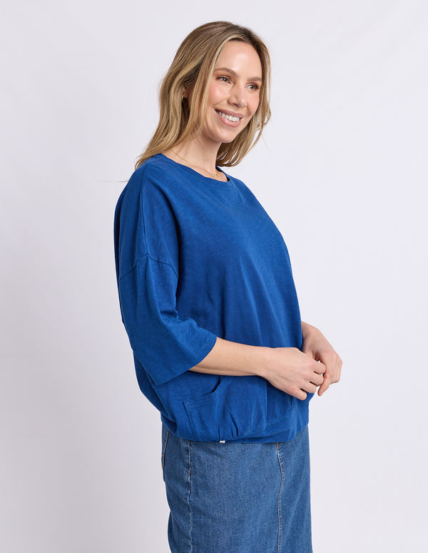 Elm - Fundamental Mazie Sweat - China Blue