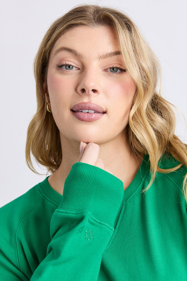 Elm - Melbourne Crew - Pine Green